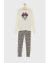 Gap Pijamale de bumbac pentru copii x Disney culoarea galben modelator - Pled.ro