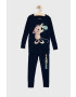 Gap pijamale de bumbac pentru copii x Disney culoarea negru modelator - Pled.ro