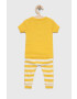 Gap pijamale de bumbac pentru copii x Disney culoarea galben modelator - Pled.ro