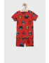 Gap pijamale de bumbac pentru copii x Marvel culoarea rosu modelator - Pled.ro