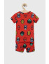 Gap pijamale de bumbac pentru copii x Marvel culoarea rosu modelator - Pled.ro