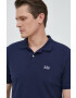 Gap polo de bumbac culoarea albastru marin neted - Pled.ro