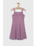 Gap rochie din bumbac pentru copii culoarea violet mini evazati - Pled.ro