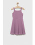 Gap rochie din bumbac pentru copii culoarea violet mini evazati - Pled.ro