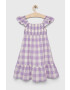 Gap rochie fete culoarea violet midi evazati - Pled.ro