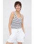 Gap top femei culoarea alb - Pled.ro