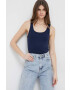 Gap top femei culoarea albastru marin - Pled.ro