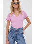 Gap tricou femei culoarea roz - Pled.ro