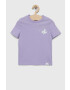 Gap tricou de bumbac pentru copii x Disney culoarea violet cu imprimeu - Pled.ro