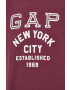 Gap tricou din bumbac culoarea violet cu imprimeu - Pled.ro