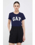 Gap tricou din bumbac 2-pack culoarea bej - Pled.ro