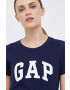 Gap tricou din bumbac 2-pack culoarea bej - Pled.ro