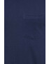 Gap tricou din bumbac culoarea albastru marin neted - Pled.ro