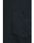 Gap tricou din bumbac culoarea negru neted - Pled.ro