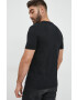 Gap tricou din bumbac culoarea negru neted - Pled.ro