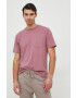 Gap tricou din bumbac culoarea roz neted - Pled.ro