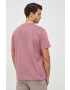 Gap tricou din bumbac culoarea roz neted - Pled.ro