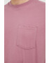 Gap tricou din bumbac culoarea roz neted - Pled.ro