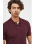 Gap tricou polo barbati culoarea bordo neted - Pled.ro