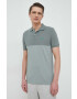 Gap tricou polo barbati culoarea verde modelator - Pled.ro