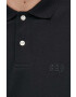 Gap tricou polo barbati culoarea negru neted - Pled.ro