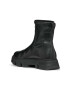 Geox botine D VILDE C femei culoarea negru cu toc plat D26UAC 043KB C9997 - Pled.ro