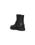 Geox Cizme de piele femei culoarea negru cu toc plat - Pled.ro