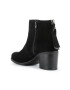 Geox cizme New Asheel femei culoarea negru cu toc drept - Pled.ro