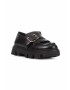 Geox mocasini de piele D VILDE femei culoarea negru cu toc plat D26UAN 00085 C9999 - Pled.ro