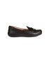 Geox mocasini din piele D VEGA MOC A femei culoarea negru cu toc plat D35DNA 043BC C9999 - Pled.ro