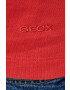 Geox polo de bumbac culoarea rosu modelator - Pled.ro