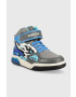 Geox sneakers pentru copii culoarea gri - Pled.ro