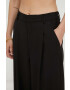 Gestuz pantaloni femei culoarea negru drept high waist - Pled.ro