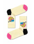 Happy Socks sosete Light Yellow Priceless culoarea bej - Pled.ro