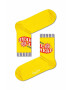 Happy Socks sosete Yellow Greetings culoarea galben - Pled.ro