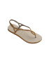 Havaianas sandale LUNA SPARKLE femei culoarea auriu 4148065.0121 - Pled.ro