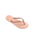 Havaianas Șlapi femei culoarea roz cu toc plat - Pled.ro