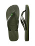 Havaianas slapi BRASIL LOGO culoarea verde 4110850.3058 - Pled.ro