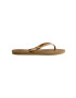 Havaianas slapi FANTASIA GLOSS femei culoarea auriu cu toc plat 4145643.0570 - Pled.ro