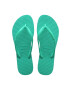 Havaianas slapi SLIM femei culoarea verde cu toc plat 4000030.1829 - Pled.ro