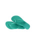 Havaianas slapi SLIM femei culoarea verde cu toc plat 4000030.1829 - Pled.ro