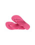 Havaianas slapi SLIM femei culoarea roz cu toc plat 4000030.1766 - Pled.ro