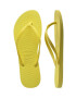 Havaianas slapi SLIM femei culoarea galben cu toc plat 4000030.1732 - Pled.ro