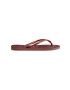 Havaianas slapi SLIM ANIMALS femei culoarea roz cu toc plat 4103352.6459 - Pled.ro