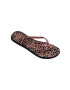 Havaianas slapi SLIM ANIMALS femei culoarea negru cu toc plat 4147964.1924 - Pled.ro