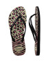 Havaianas slapi SLIM ANIMALS femei culoarea negru cu toc plat 4147964.0006 - Pled.ro