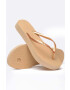 Havaianas slapi SLIM FLATFORM femei culoarea auriu cu toc plat 4144537.0570 - Pled.ro