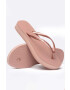 Havaianas slapi SLIM FLATFORM femei culoarea roz cu toc plat 4144537.3544 - Pled.ro