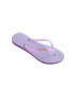 Havaianas slapi SLIM GLITTER femei culoarea violet cu toc plat 4147122.2297 - Pled.ro