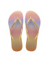 Havaianas slapi SLIM GRADIENT femei culoarea galben cu toc plat 4146908.1732 - Pled.ro